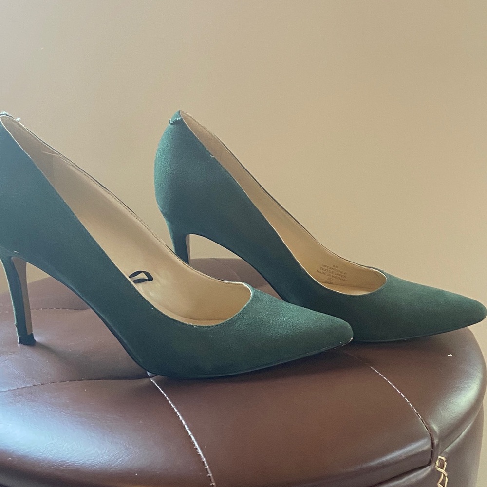 Marc Fisher Dark Green Heels